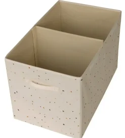 3 Sprouts Opbevaringskasse m. Låg - 63x38x39 cm - Terrazzo/Creme