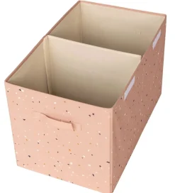 3 Sprouts Opbevaringskasse m. Låg - 63x38x39 cm - Terrazzo/Clay