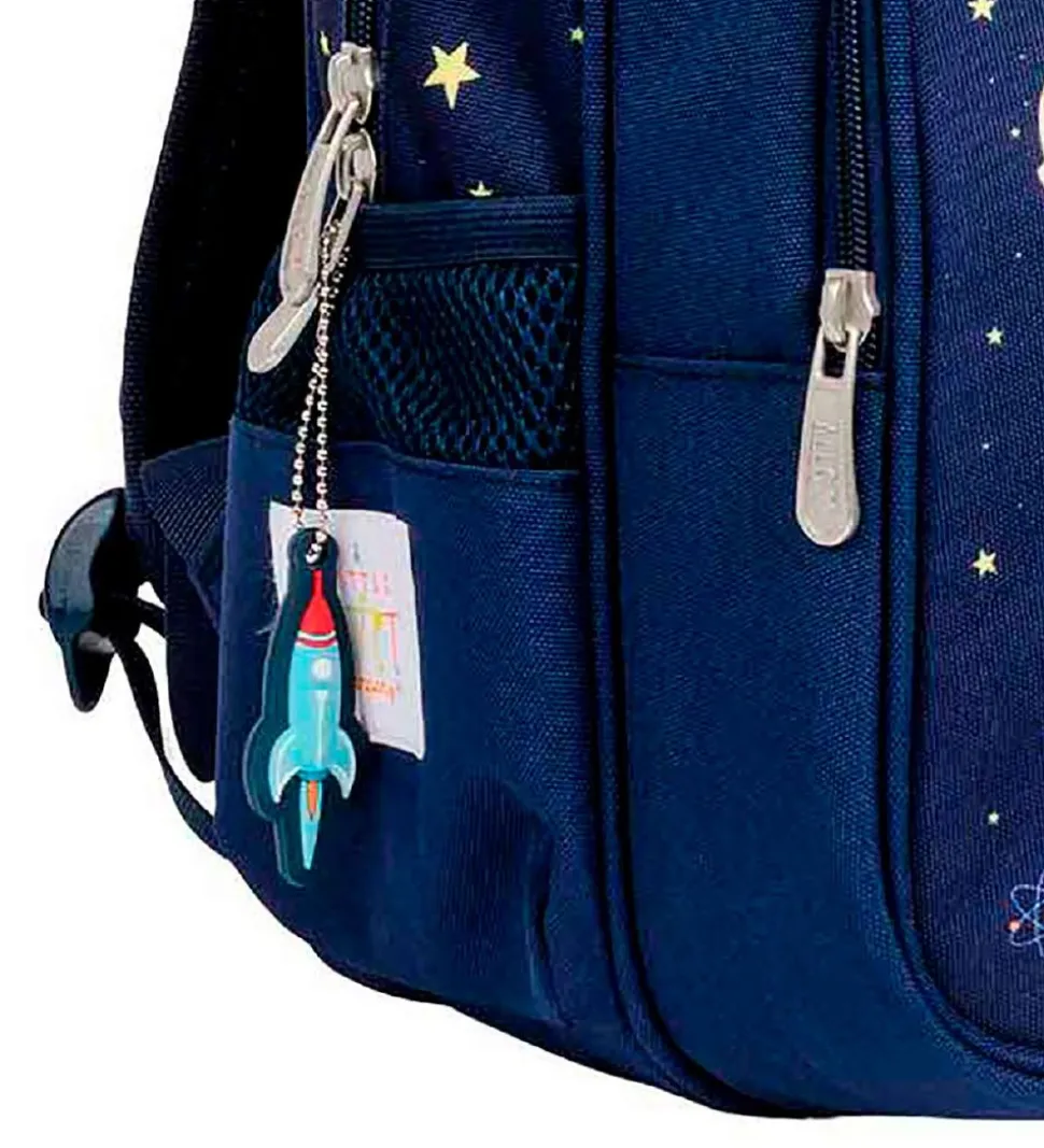 A Little Lovely Company Børnehavetaske - 27x32x19 cm - Space - N