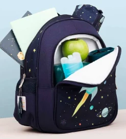 A Little Lovely Company Børnehavetaske - 27x32x19 cm - Space - N