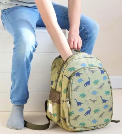 A Little Lovely Company Børnehavetaske m. Termolomme - Dinosaur