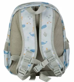 A Little Lovely Company Børnehavetaske m. Termolomme - Ocean - B