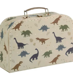 A Little Lovely Company Kuffertsæt - 2 stk - 29x25,5 cm - Dinosa
