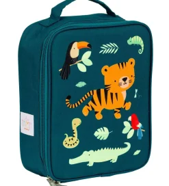 A Little Lovely Company Køletaske - Petroleum m. Jungle