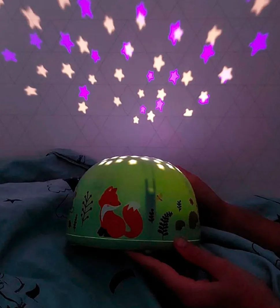 A Little Lovely Company Projektørlampe - 14x9 cm - Forest Fri