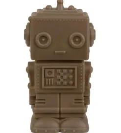 A Little Lovely Company Sparegris - 16 cm - Robot - Ash Brown