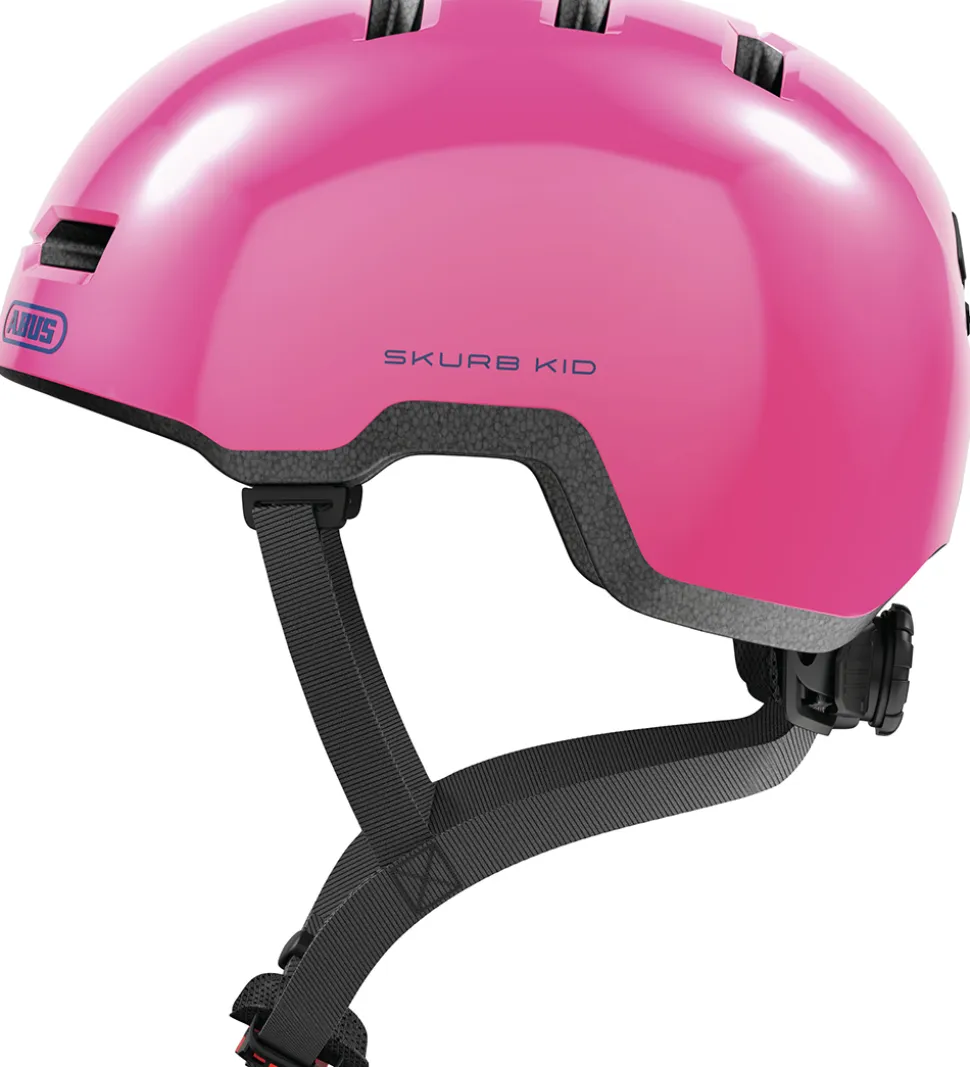 Abus Cykelhjelm - Skurb Kid - Shiny Pink