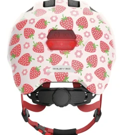 Abus Cykelhjelm - Smiley 3.0 Led - Rose Strawberry