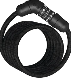 Abus Spirallås Star 4508C - 150 cm - Sort