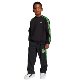 adidas Originals Sweatsæt - Crew - Minecraft - Sort m. Logo