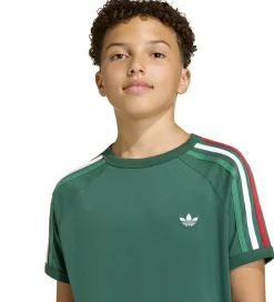 adidas Originals T-shirt - 3S - Drkgrn/White