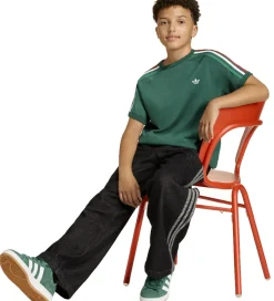 adidas Originals T-shirt - 3S - Drkgrn/White