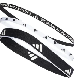 adidas Performance Hårbånd - 3-pak - Sort/Hvid