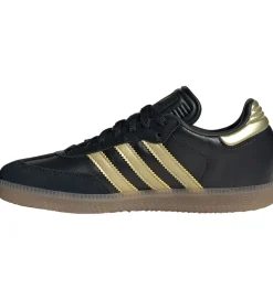 adidas Performance Sko - SAMBA MESSI J - CBLACK/GOLDMT/GUM4