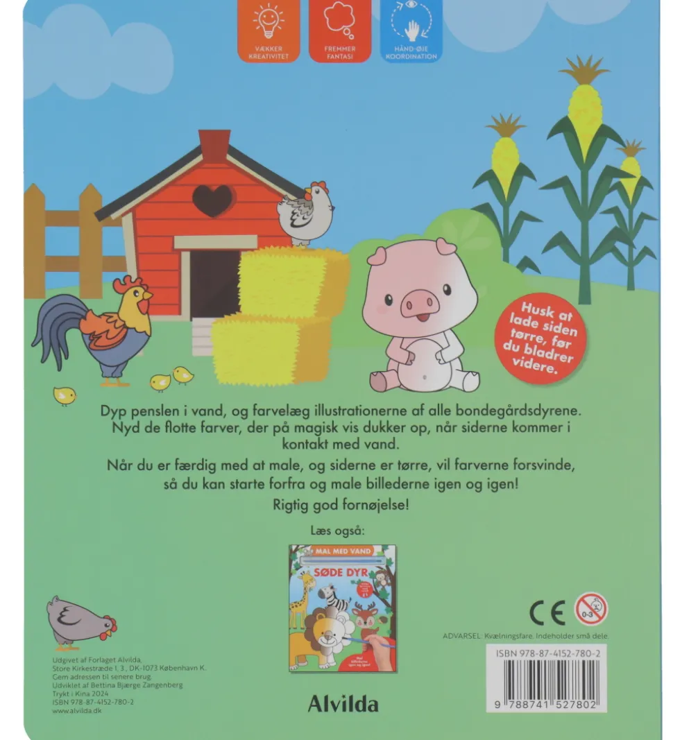 Alvilda Malebog - Mal med Vand - Bondegården