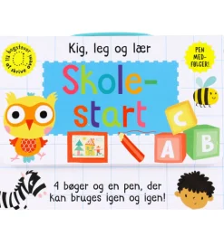 Alvilda Opgavebøger - Skriv Og Visk Ud - Skolestart - 4 stk. - D