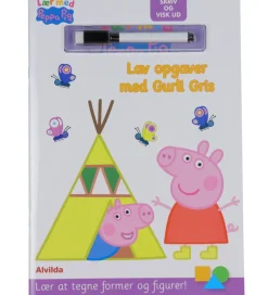 Alvilda Opgavebog - Lær Med Gurli Gris - Skriv Og Visk Ud - Dans