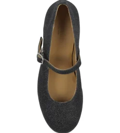 Angulus Ballerina Hjemmesko - Sort Glitter