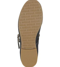 Angulus Ballerina Hjemmesko - Sort Glitter