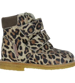 Angulus Begynderstøvler m. For - Tex - Beige Leo/Taupe