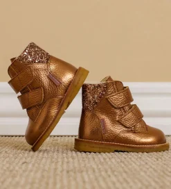 Angulus Begynderstøvler m. For - Tex - Bronze Shine/Clay Glitter