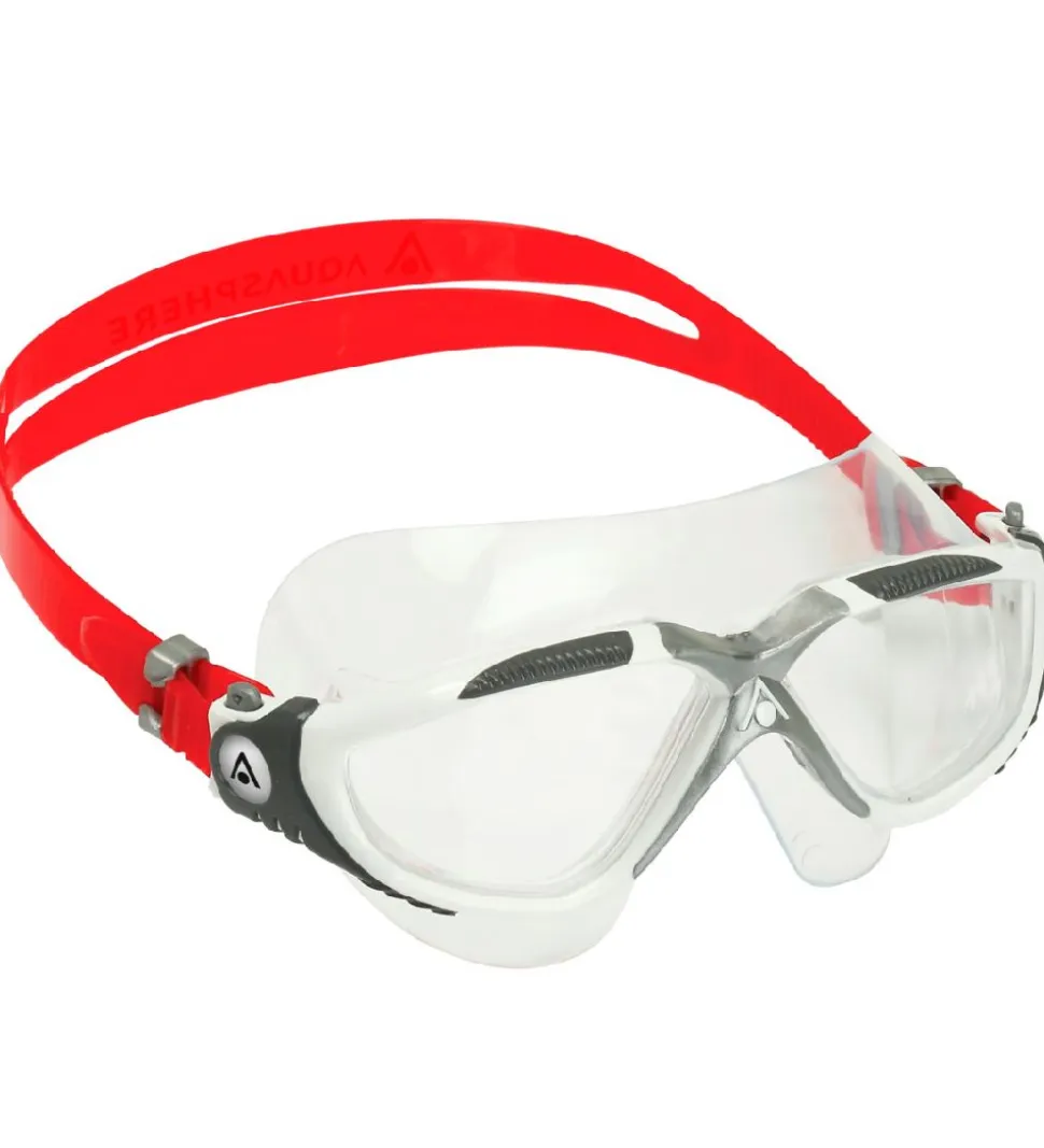 Aqua Sphere Dykkermaske - Vista Adult - Hvid/Rød