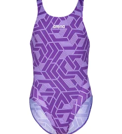 Arena Badedragt - Escape - Sort/Team Purple