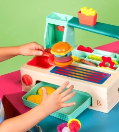 B. toys Legekøkken - 30 Dele - Burgerstation