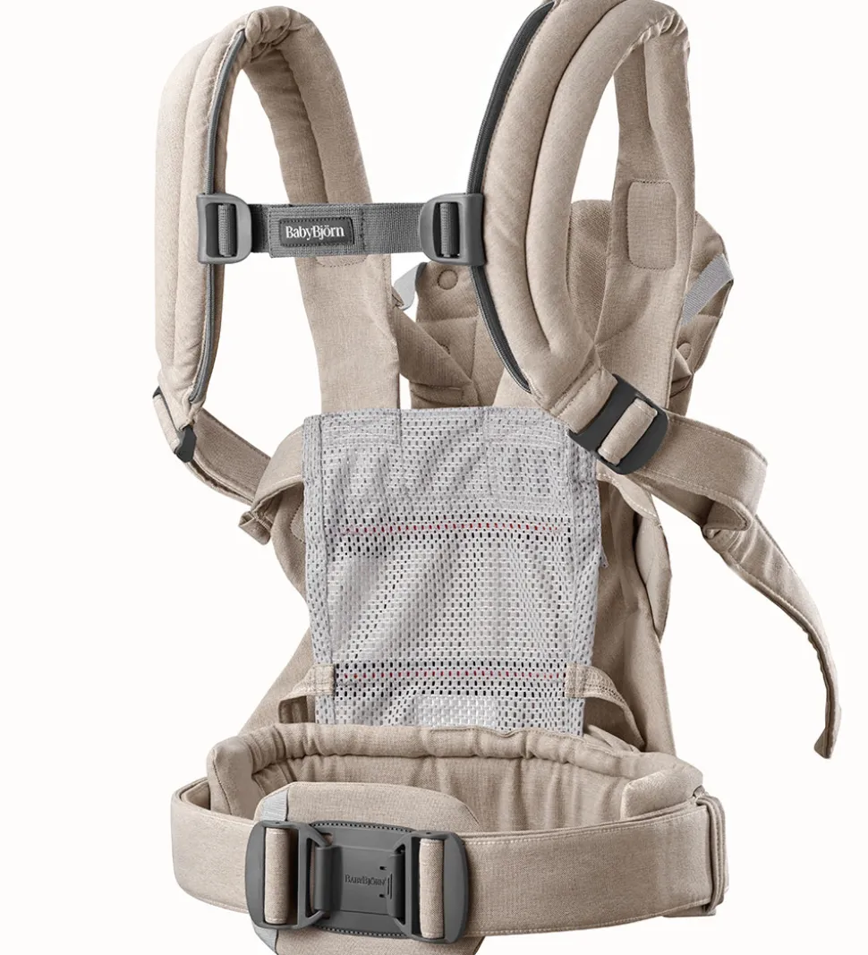 BabyBjörn Bæresele - Harmony - Vævet Melange - Lys Beige