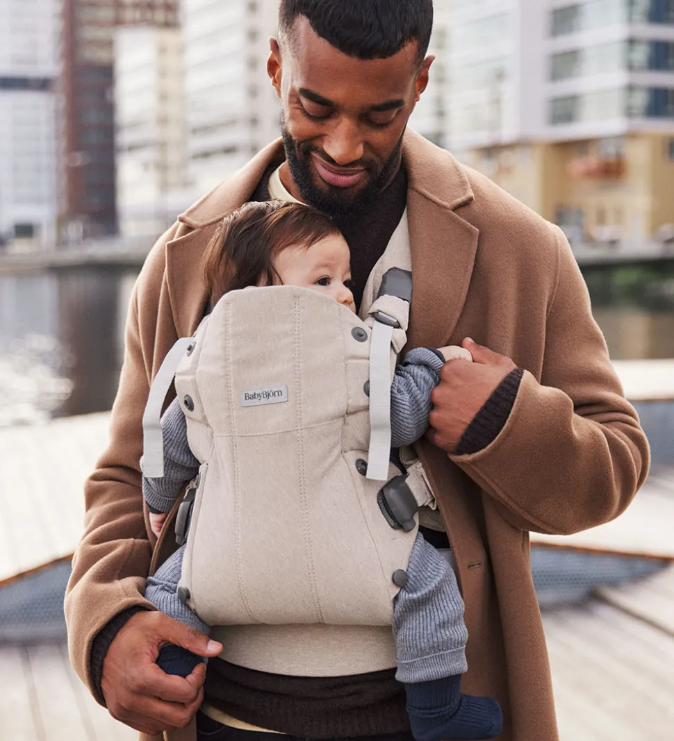 BabyBjörn Bæresele - Harmony - Vævet Melange - Lys Beige