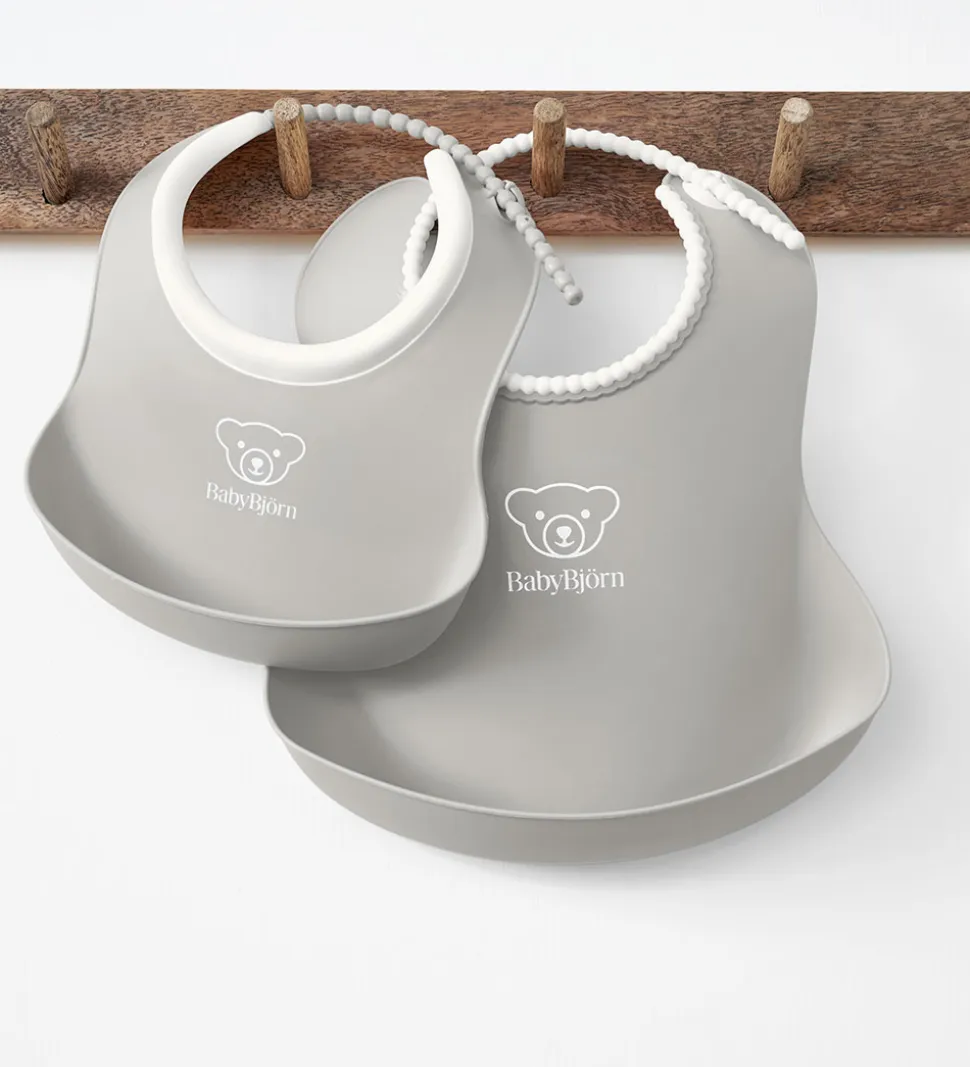 BabyBjörn Hagesmæk - 2-pak - Grå