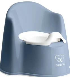 BabyBjörn Pottestol - Gråblå/Hvid