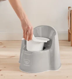 BabyBjörn Pottestol - Grå/Hvid