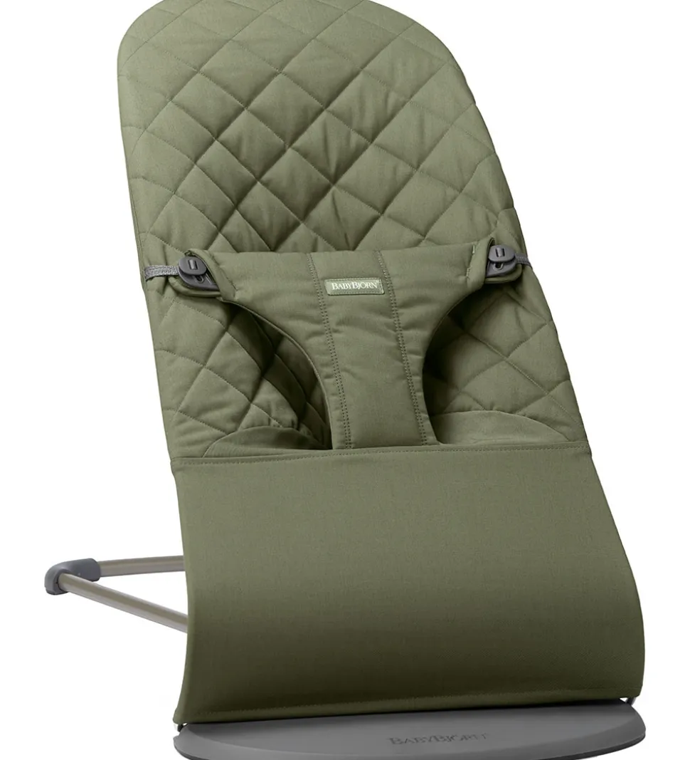 BabyBjörn Skråstol - Bliss - Classic Quiltet - Mørkegrøn