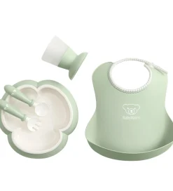 BabyBjörn Spisesæt - 5 Dele - Pastelgrøn
