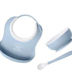 BabyBjörn Spisesæt - 3 Dele - Pastelblå