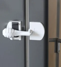 BabyDan Børnesikring - Køleskabslåse - 2-pak - Hvid