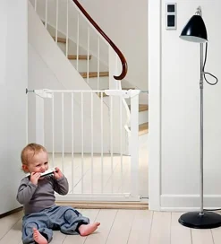 BabyDan Sikkerhedsgitter Premier m. 2 Forlængere - 86-93,3 cm -