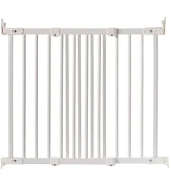 BabyDan Sikkerhedsgitter - Træ - Flexifit - Hvid