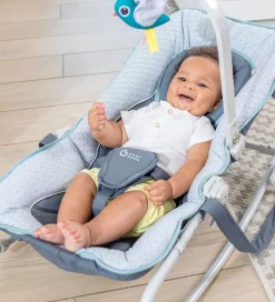 Babymoov Skråstol - Bubble - 63x40x48 cm - Graphik Blue