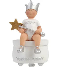 BAMBAM Krukke Til Mælketænder - 9 cm - Hvid