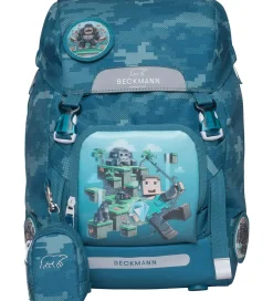 Beckmann Skoletaske - Classic - Jungle Game - Grøn