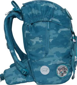 Beckmann Skoletaske - Classic - Jungle Game - Grøn