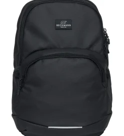 Beckmann Skoletaske - Sport Junior - Black Coated - Sort