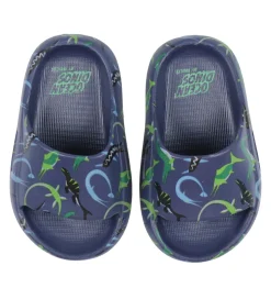 BECO Badesandaler - Ocean Dinos - Blå