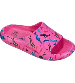 BECO Badesandaler - Ocean Dinos - Pink