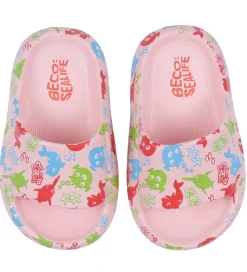BECO Badesandaler - Sealife - Pink