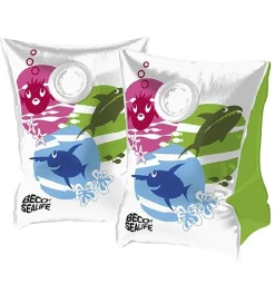 BECO Svømmevinger - 15-30 kg - Hvid/Multifarvet