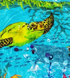 Bestway Badebassin m. Tilbehør - 262 x 175 cm - 3D Undersea Adve