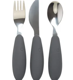 BIBS Børnebestik - 3-Pak - Iron